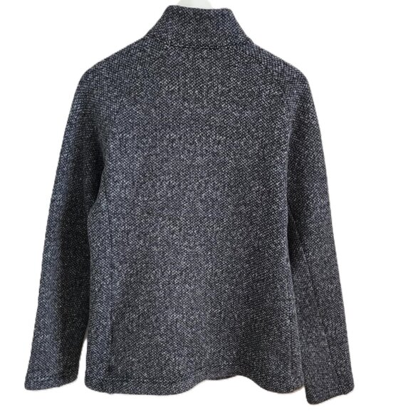 Mec Teslin gray zip front sweater jacket - Picture 3 of 9